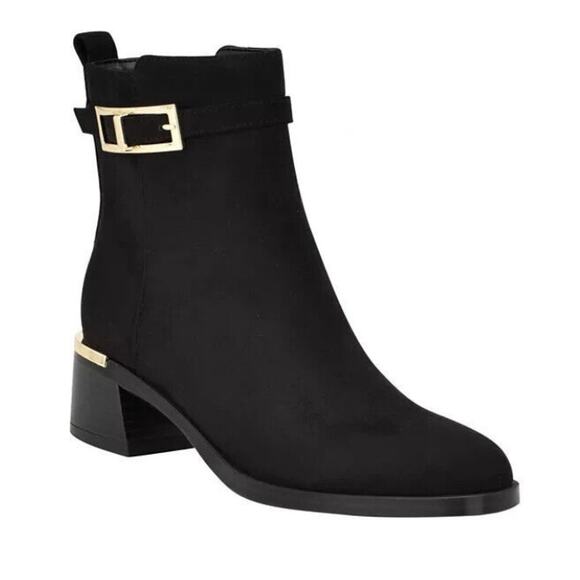 Calvin Klein Women's Jallis Block Heel Dress Booties - Picture 1 of 5